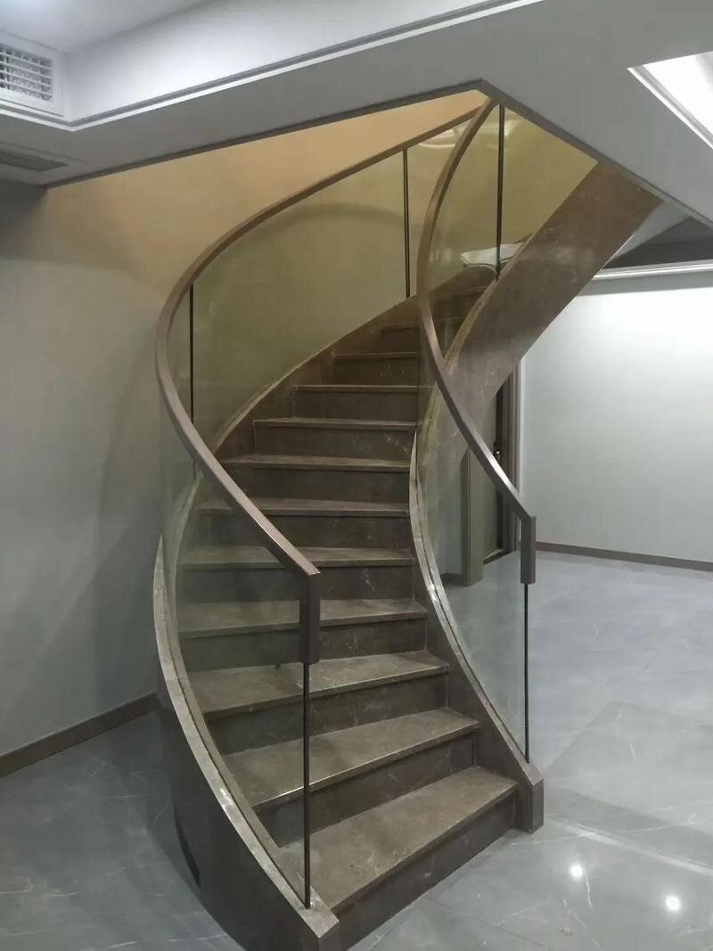 合肥市热弯弧形玻璃夹胶玻璃 - 厂家